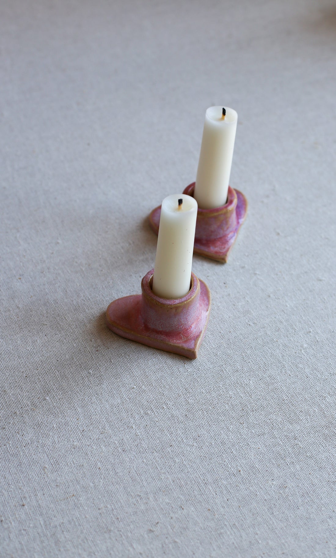 Tiny Heart Candlestick Holder