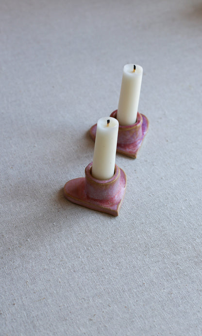 Tiny Heart Candlestick Holder
