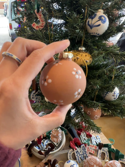 Navidad Barro Ornaments