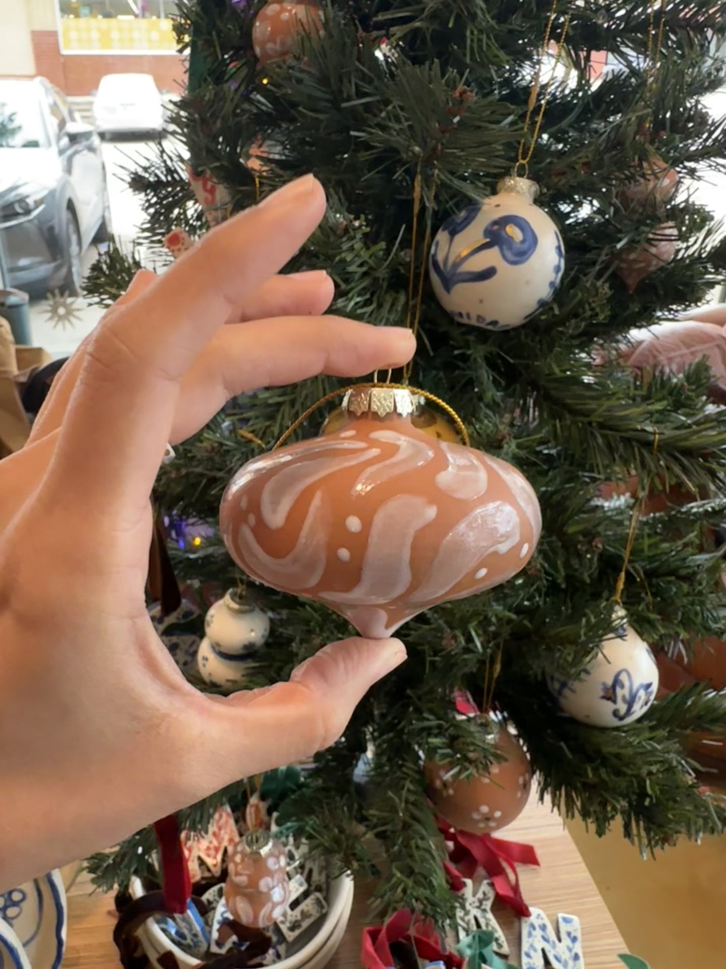 Navidad Barro Ornaments